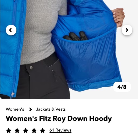 Women’s Fitz Roy Patagonia Down Hoody - Picture 5 of 8